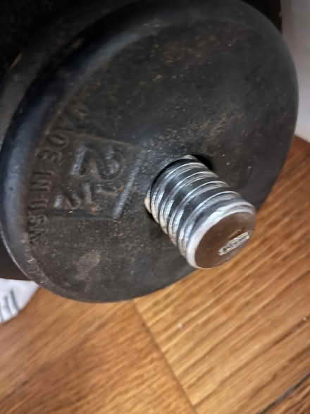 Photo of free Bar Bell with weights (UES) #2