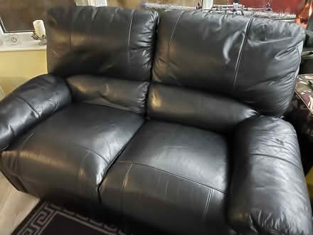 Photo of free Black reclining 2 seat sofa (Birch M24) #4