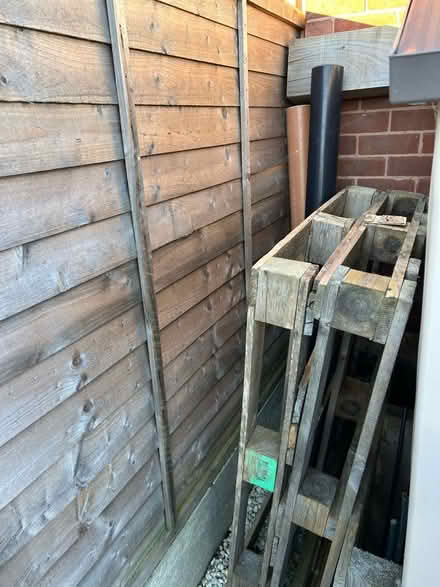 Photo of free Pallets and wide PVC pipe (Carterknowle S7) #1