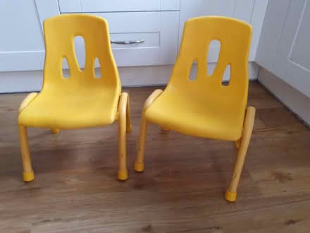 Photo of free 2 x Childrens chairs (Vicars cross CH3) #2