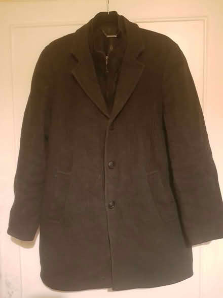 Photo of free S.Oliver Selection, Men's Woolen Coat- needs clean & repair (Corstorphine EH12) #1