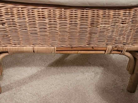 Photo of free Wicker chair with cushion (Calthorpe OX16) #2