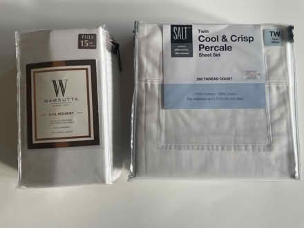 Photo of free New White sheets (Cheltenham) #1