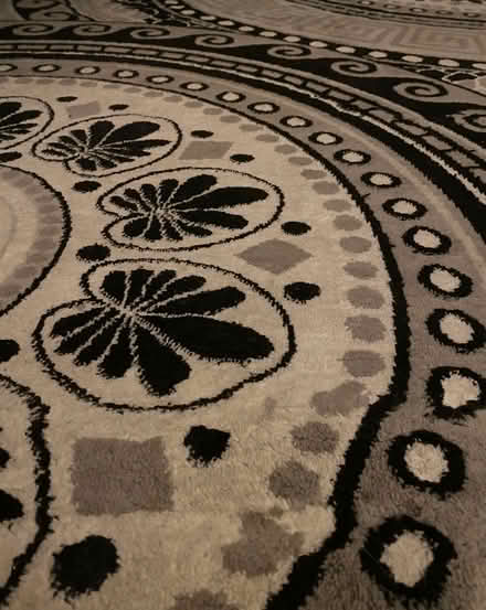 Photo of free Black and white rug (Wandsworth SW18) #1