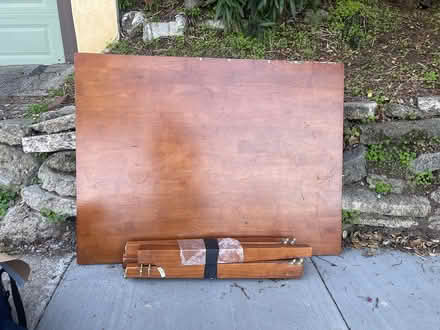Photo of free Wooden Chair and Table (725 Euclid Ave, Berkeley) #2