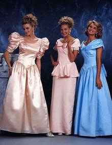 Photo of 80's style ballgowns/bridesmaid dresses (Charlton OX12) #1