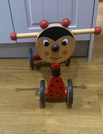 Photo of free Wooden toddler ride on ladybird (N11 Bounds Green) #2