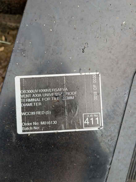 Photo of free Roof vent x2 (Beckley OX3) #2