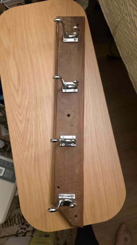 Photo of free Coat hook strip on wood (Emsworth PO10) #1