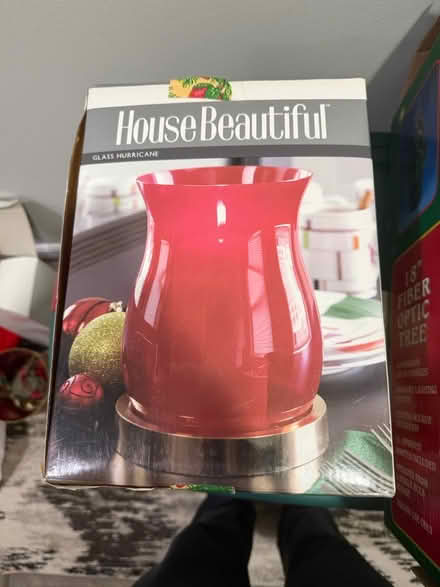 Photo of free Red hurricane candle holder (Olney,Emory and Georgia) #1