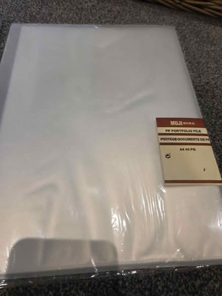 Photo of free 2 x A4 Muji portfolio files (Letchworth) #2