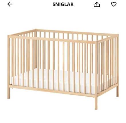 Photo of free Baby cot half assembled 21 Mimosa street. Free yo take (Fulham SW6) #2