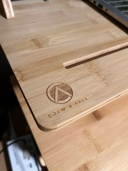 Photo of free Bamboo Standing Desk Converter (Herndon) #2