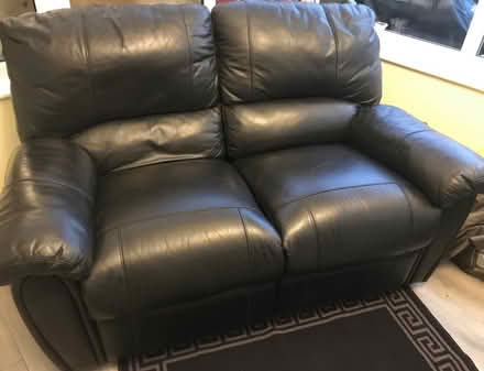 Photo of free Black reclining 2 seat sofa (Birch M24) #3