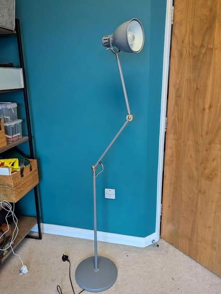 Photo of free IKEA ARÖD floor lamp in grey (Hoxton N1) #1