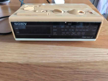 Photo of free Vintage Sony radio alarm (Bluntisham PE28) #2