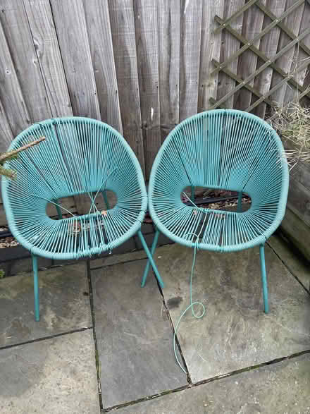 Photo of free Pair of Garden Chairs (Postcombe OX9) #1