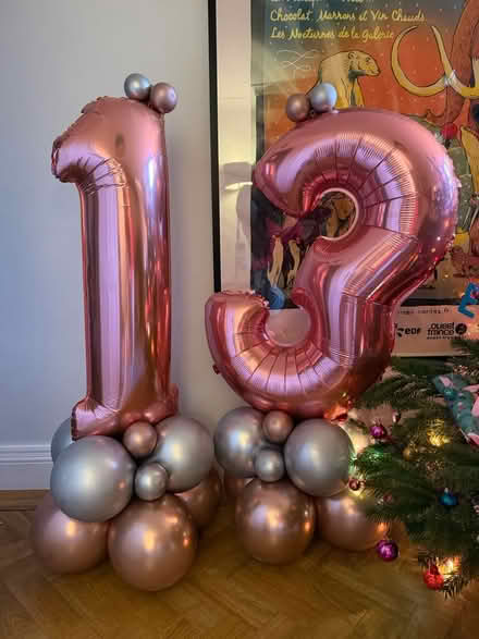 Photo of free Numbers 1 and 3 Birthday Balloons (Hornchurch RM11) #1