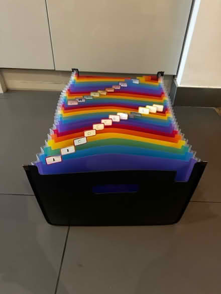 Photo of free A-Z file sorter (SE6) #1