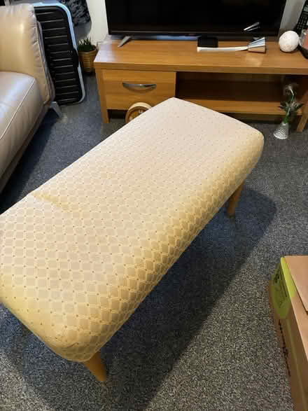 Photo of free Upholstered stool (TN13) #1