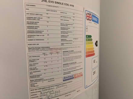 Photo of free hybrid heat pump gas boiler Daikin and hot water tank (Plantation G51) #4