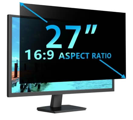 Photo of free New 27 Inch 16:9 Computer Privacy Screen Filter for Widescreen Monitor and Laptop (Charlton SE18) #1