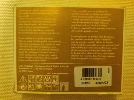 Photo of free Silver candles - angel chimes, Christmas tree etc (Corsham SN13) #2