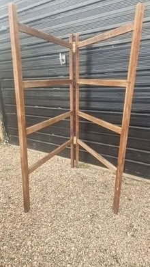 Photo of wooden clothes horse (Fordingbridge Hampshire) #3