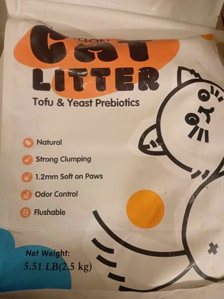 Photo of free Tofu cat litter (King st west and Dunn) #2