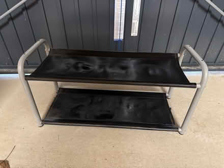 Photo of free Small Metal/Fabric shoe rack (Greaves LA1) #1