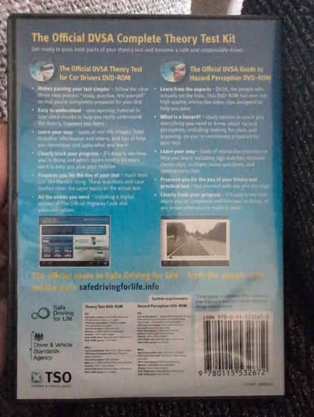 Photo of free DVLA theory test kit CD - 2014/15 (Newtongrange, EH22) #2