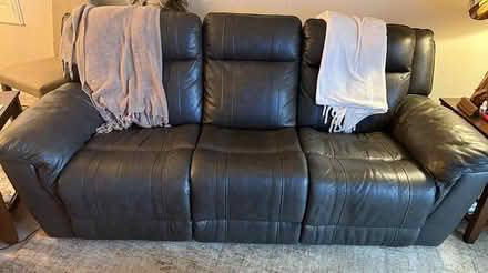 Photo of free Leather Recliner Couch (Kings Ridge In Clermont) #1