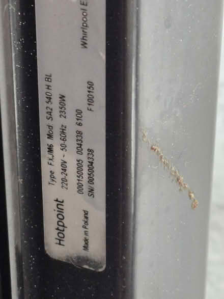 Photo of free hotpoint single fitted oven (N17 the roundway) #3