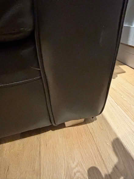 Photo of free Brown leather furniture suite (Clothall Common SG7) #3