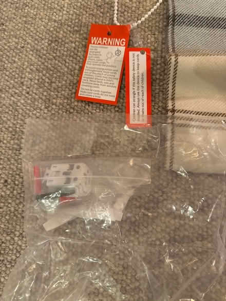 Photo of free Blue & cream “tartan” check blind (Chipstead CR5) #4