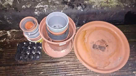 Photo of free Mixed Plastic Plant Pots & Saucers (Paddington W2) #1