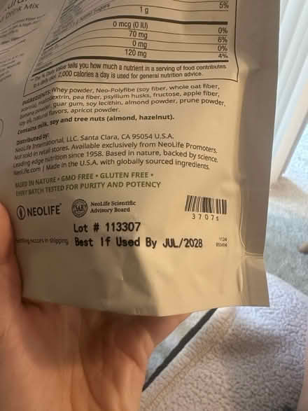 Photo of free All natural fiber drink mix (Downtown san jose) #2