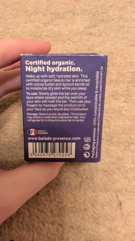 Photo of free Solid night cream (Desford LE9) #2