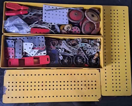 Photo of free 2 x boxes of old Meccano (Midsomer Norton (BA3)) #1