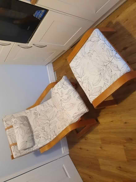 Photo of free IKEA armchair lounger & footstool (Vicars cross CH3) #1
