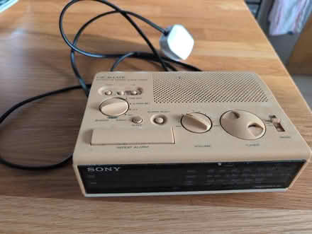 Photo of free Vintage Sony radio alarm (Bluntisham PE28) #1