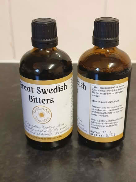 Photo of free Two Bottles of Great Swedish Bitters Tincture (Wavertree L17) #1