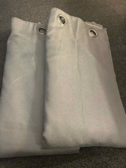 Photo of free Grey/ silver curtains (Dunstable) #1
