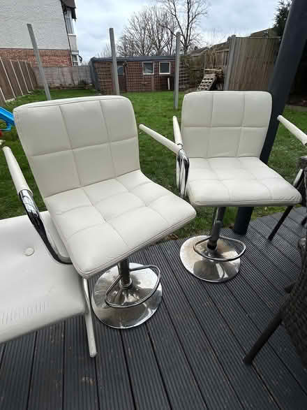 Photo of free Set of Two Cuban leather Bar Stools (SM4) #2