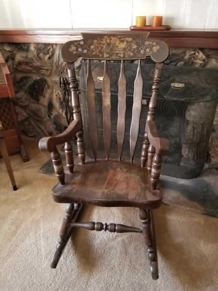 Photo of free High back rocking chair (Alum Rock area of San Jose) #1