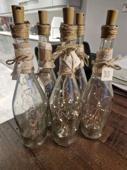 Photo of free Bottles with lights in (Branston DE14) #1