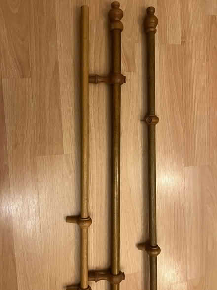 Photo of free Wood poles - suitable for curtains (Bradway S17) #1