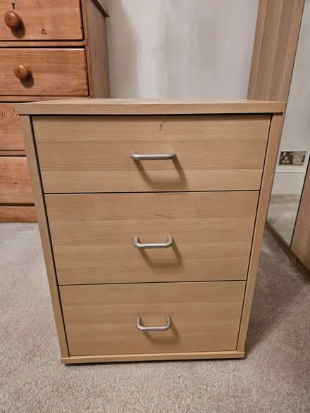 Photo of free Small 3-drawer chest (Calthorpe OX16) #1