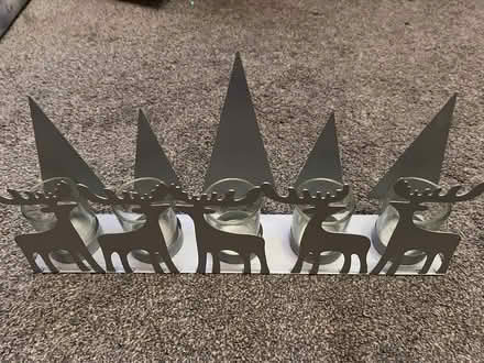 Photo of free Reindeer Christmas candle holder (Newton Mearns G77) #1