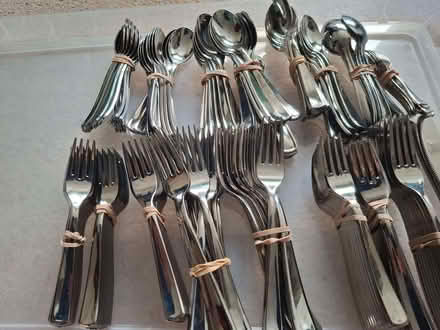 Photo of free Silver plastic cultery (Cotteridge B30) #1